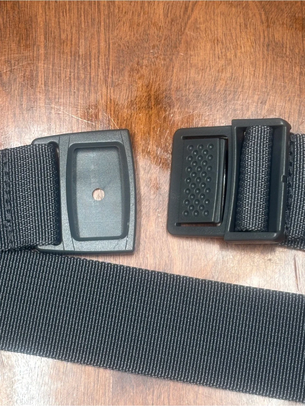 Adjustable Gray Webbing Belt Strap for Men